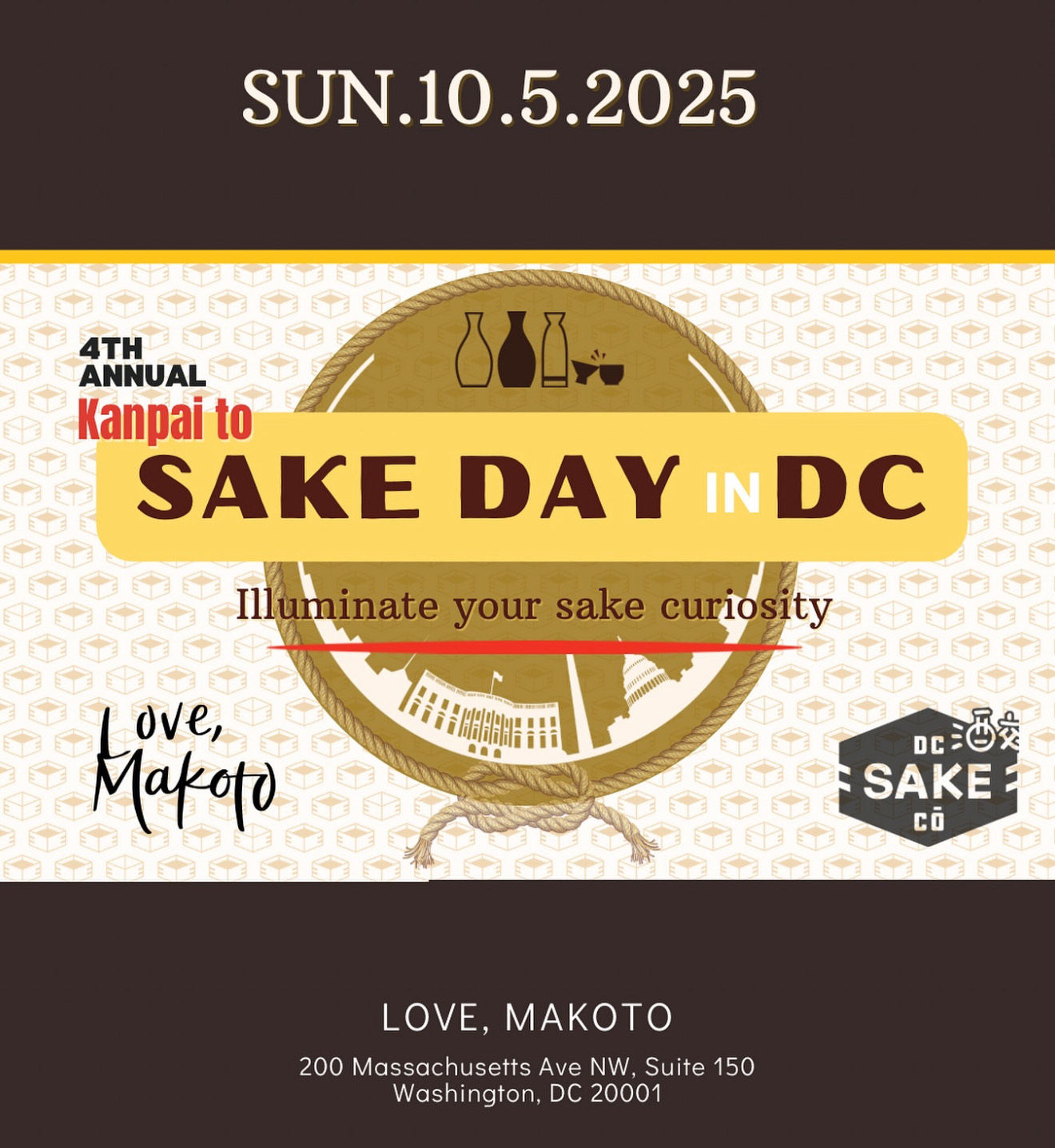 4th Annual Kanpai to Sake Day in DC