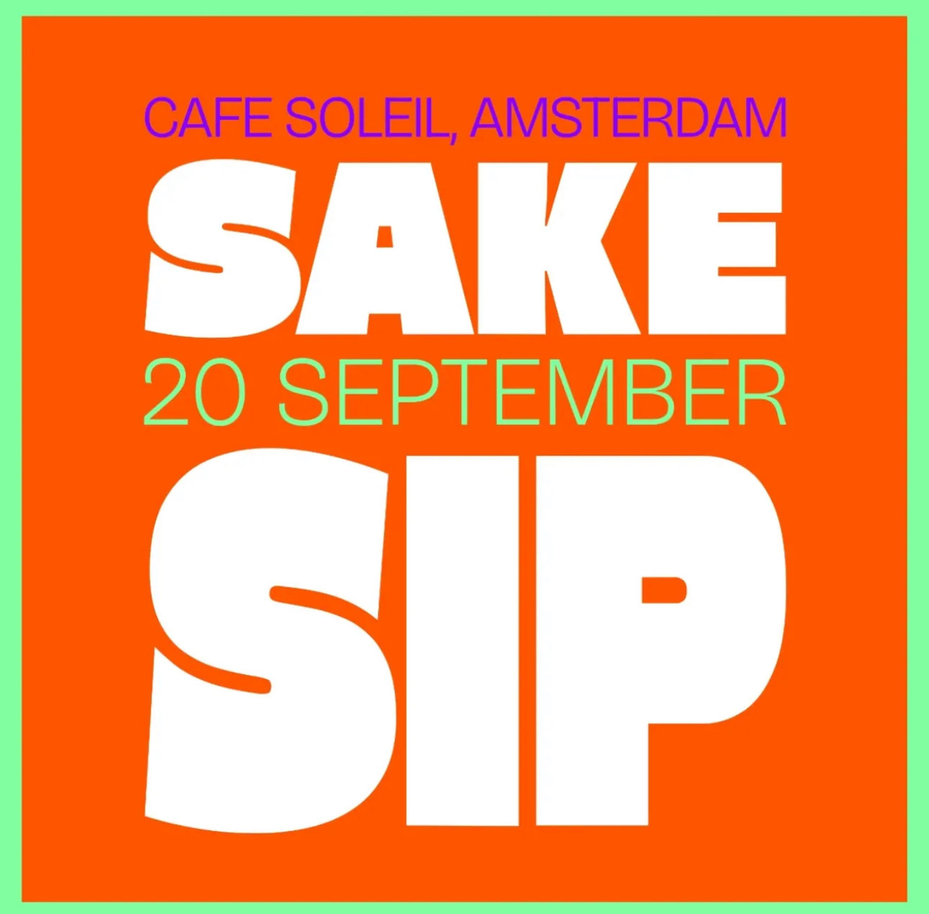 SAKE SIP 2025