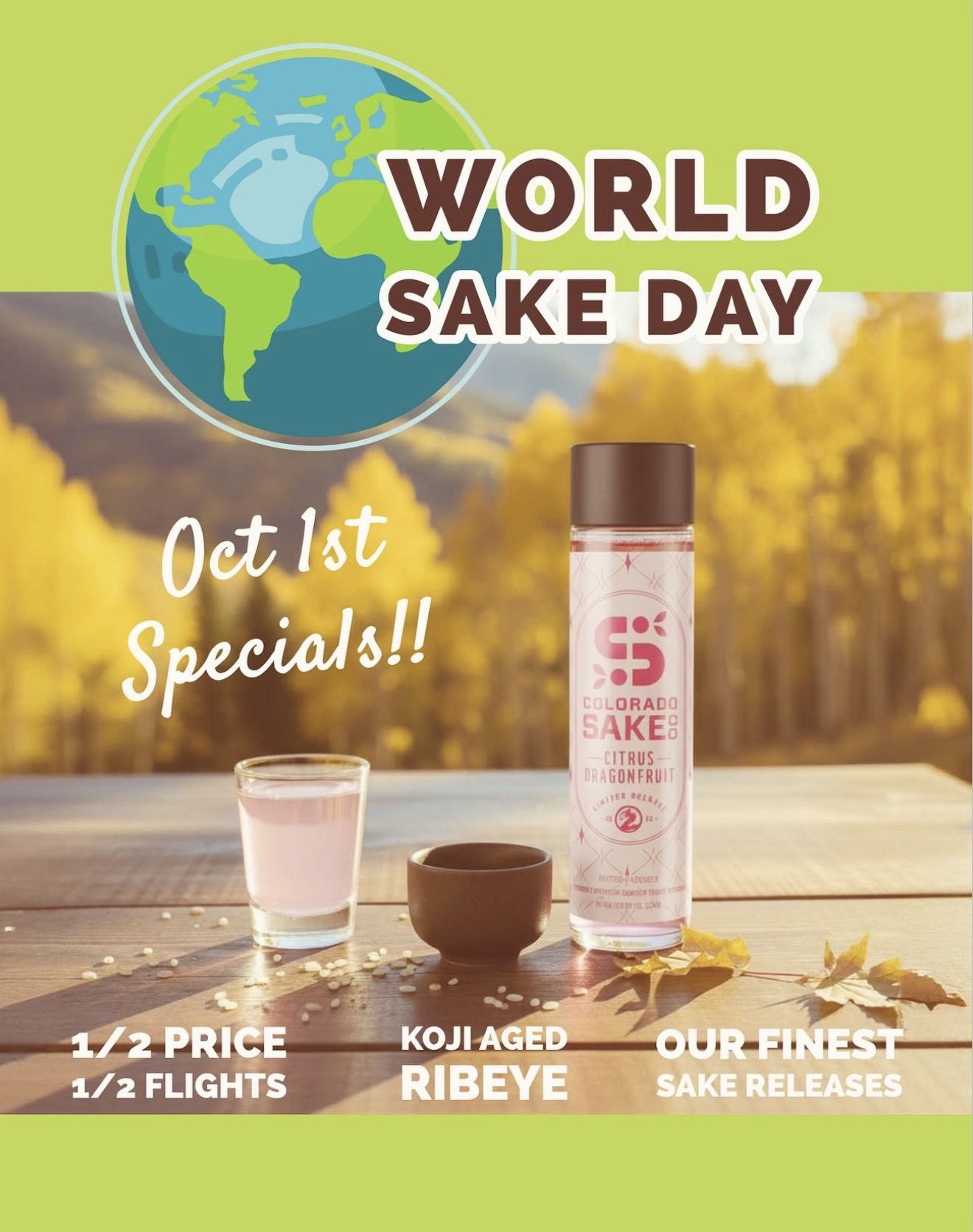 World Sake Day at Colorado Sake Co.