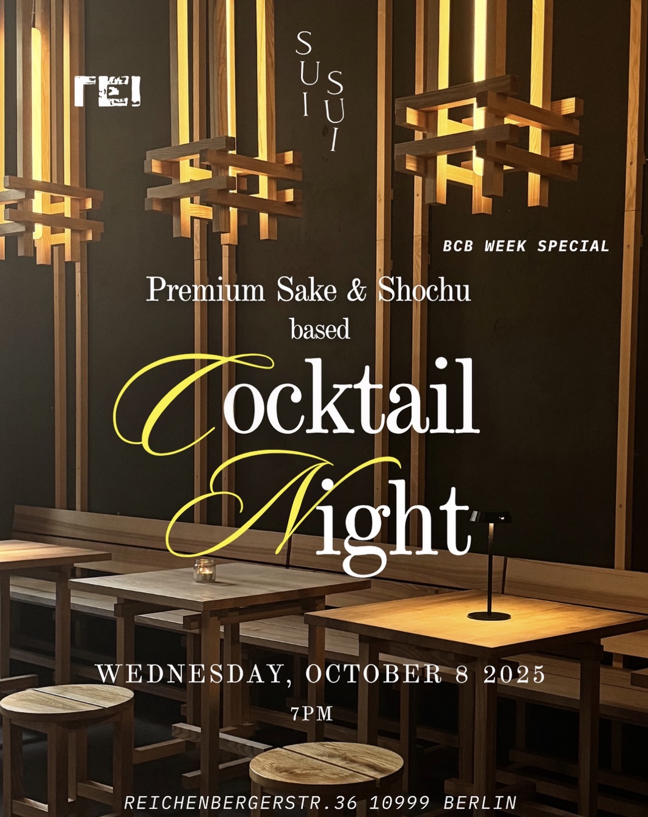 Premium Sake & Shochu Cocktail Night