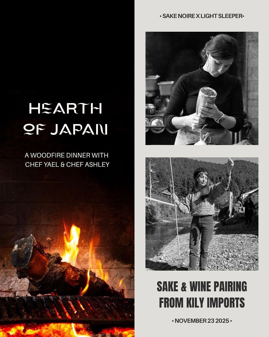 Hearth of Japan: Sake x Wine Dinner