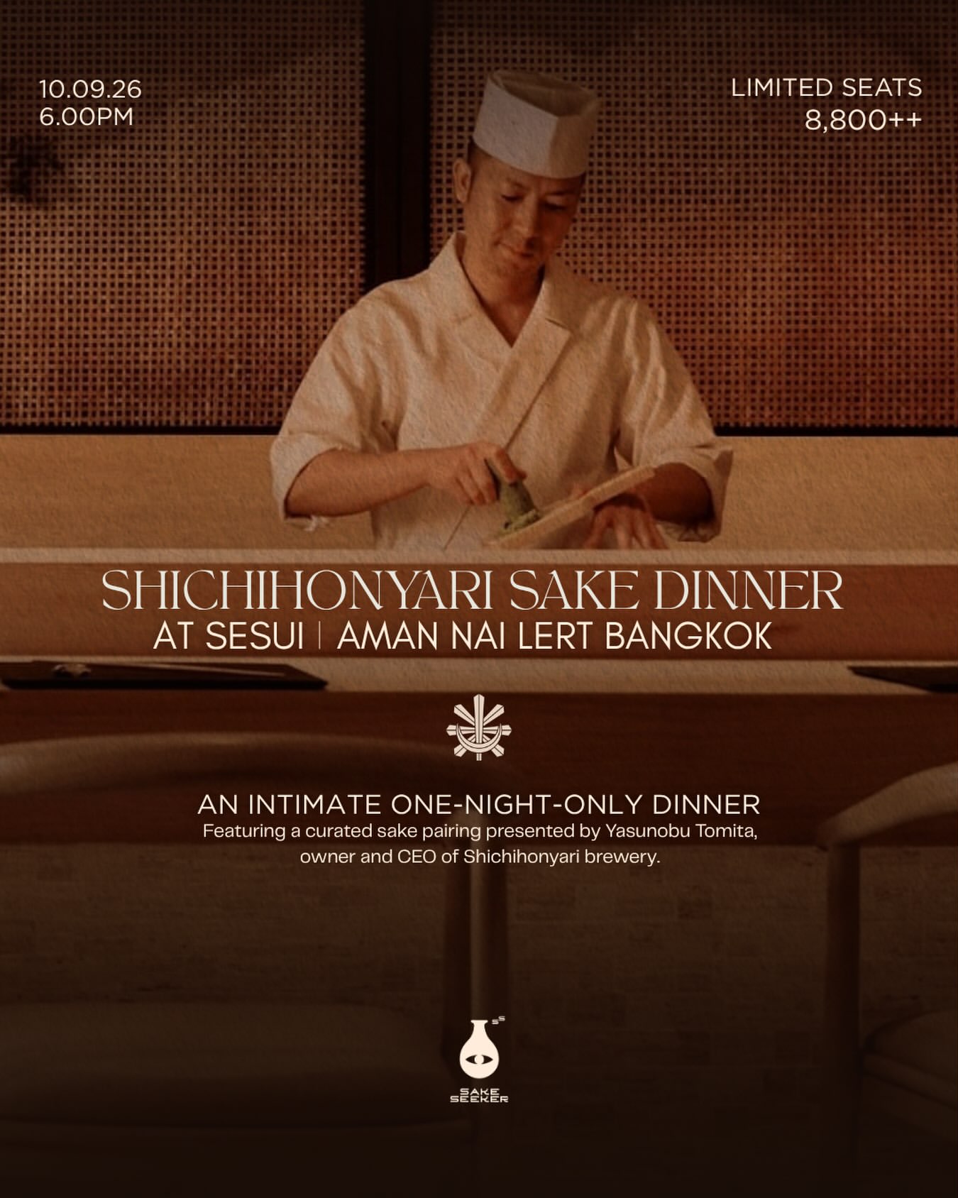 Shichihonyari Sake Dinner