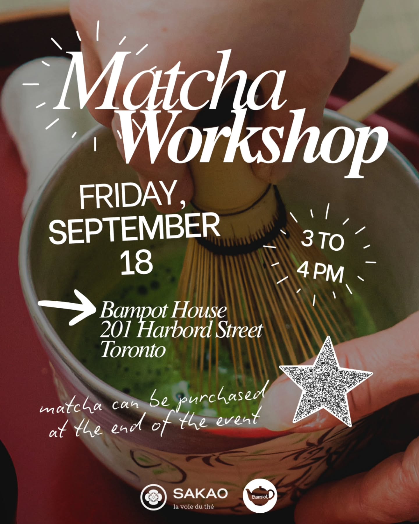 Matcha Workshop – SAKAO × Bampot House