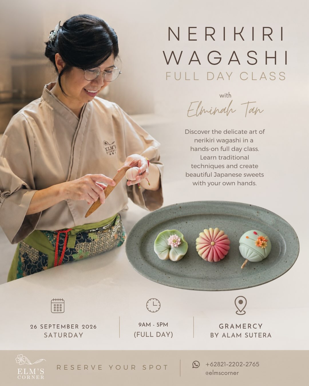 Nerikiri Wagashi Full Day Class