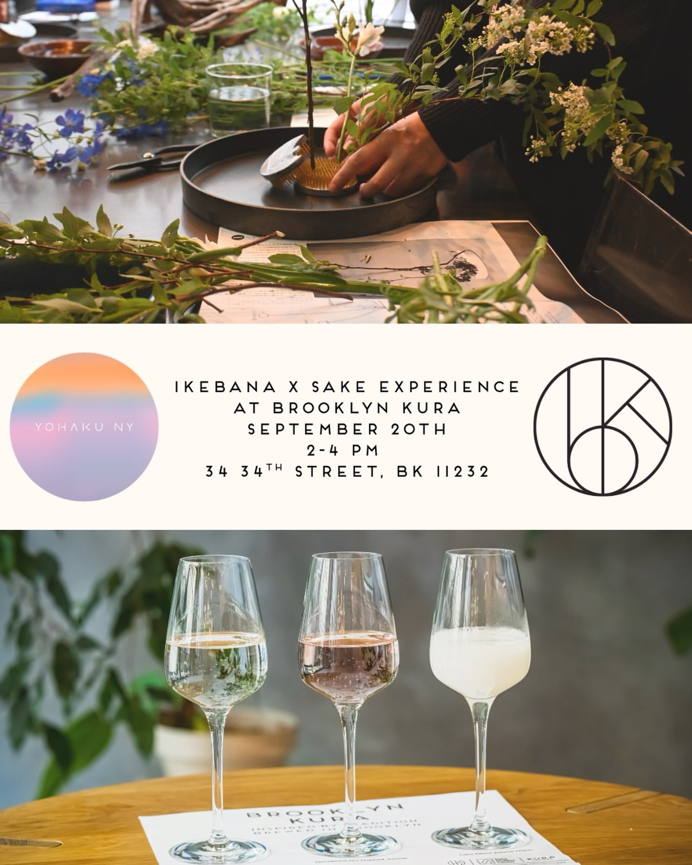 Ikebana x Sake Experience