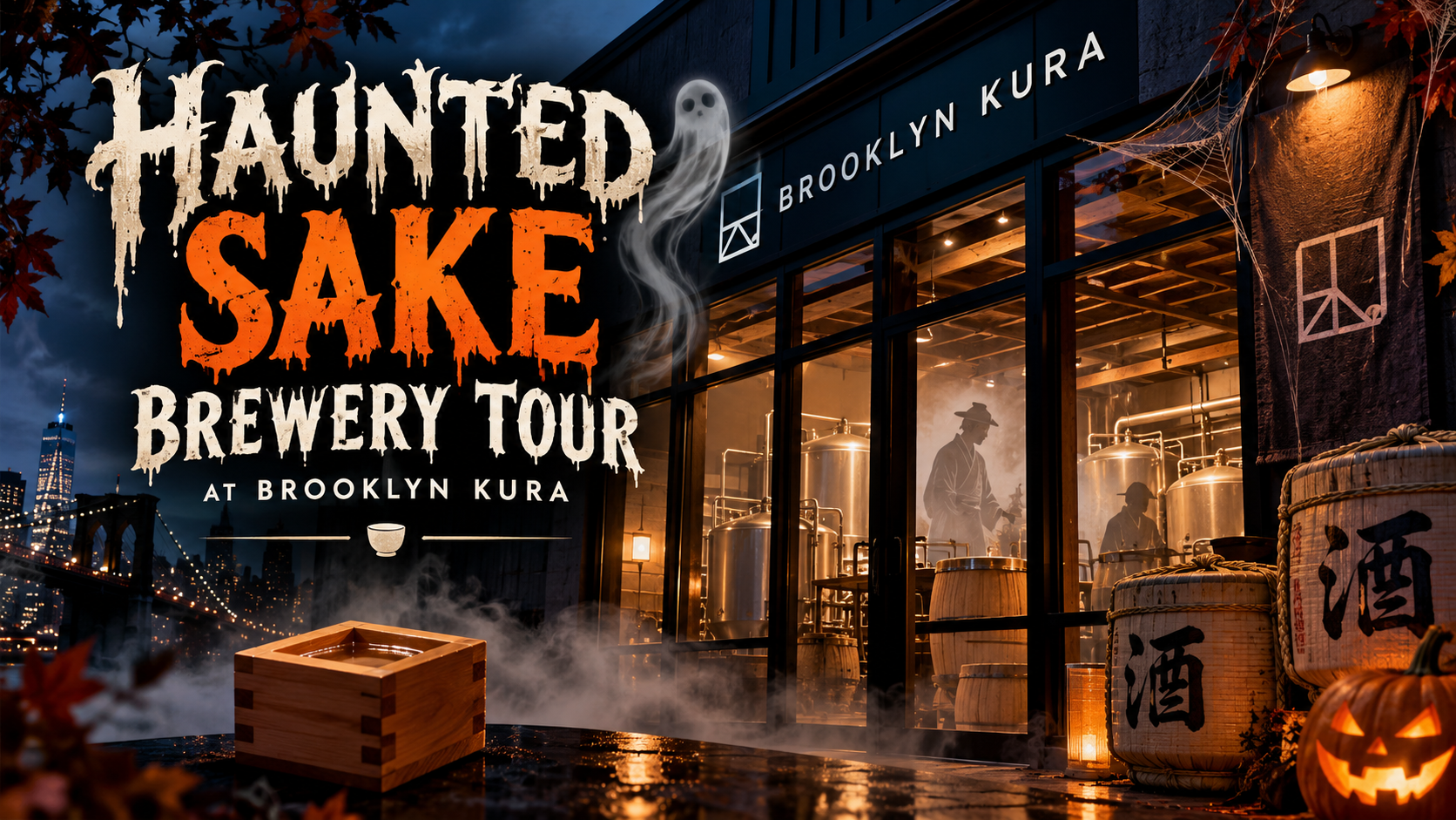 Haunted Brewery Tour and Sake Tasting