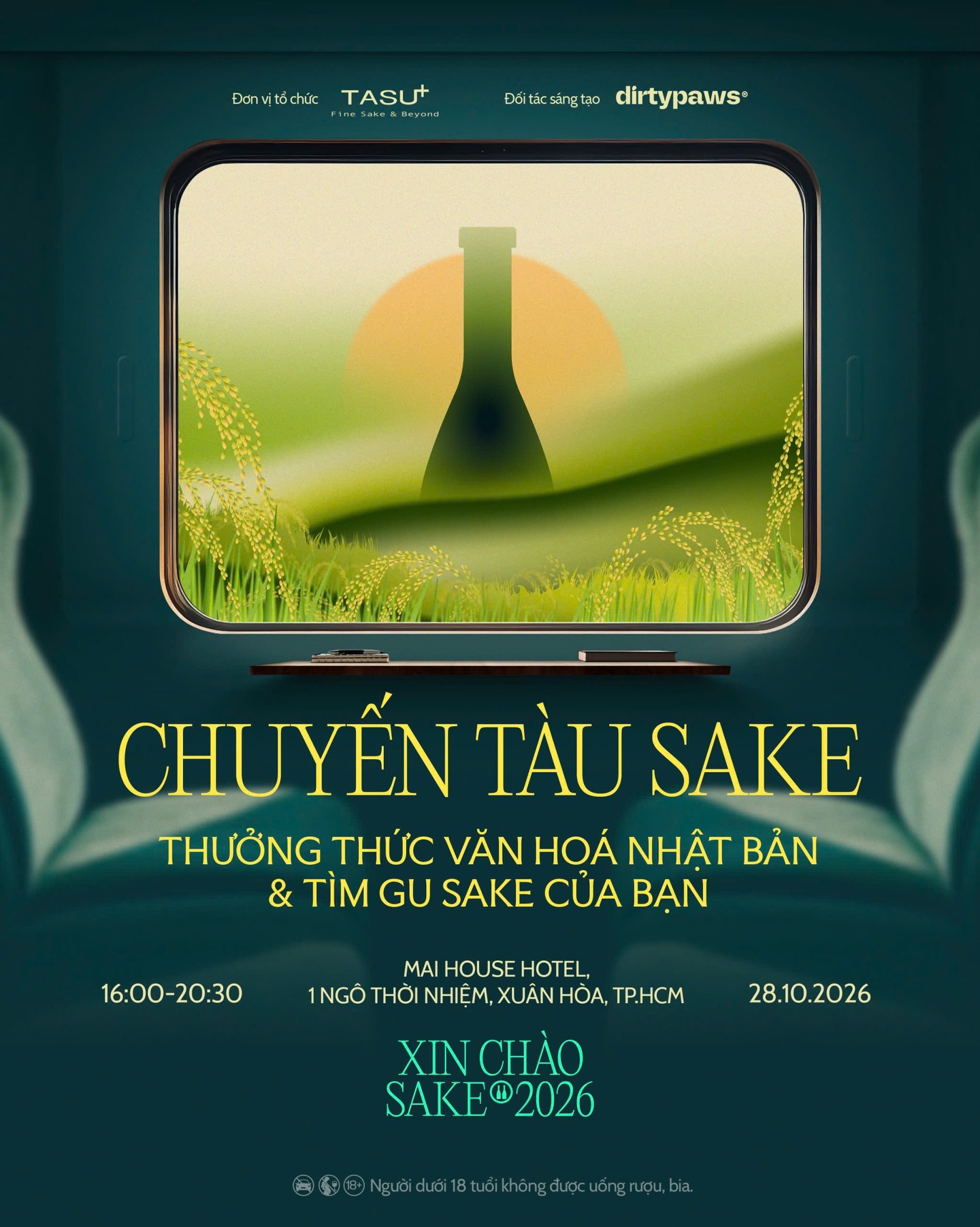 Chuyến Tàu Sake (Sake Train) — Xin Chào Sake 2026